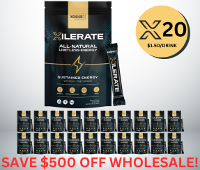 XILERATE™ - 20 PACK (600 Drink Packets) (VAT not included, No Additional Discounts Apply)